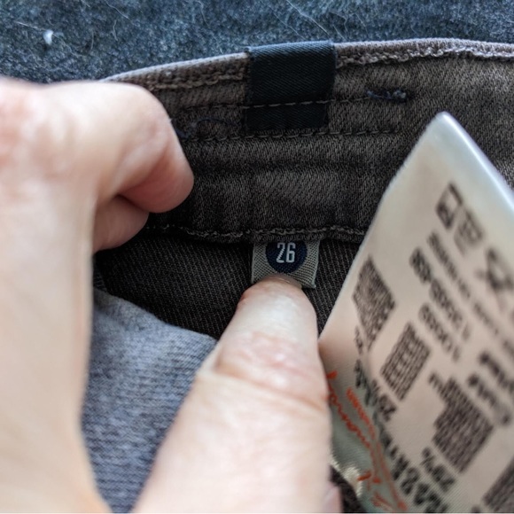 Citizens of humanity grey jeggings jean size 26 made in USA - Picture 4 of 5